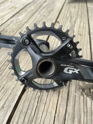 Bielas SRAM GX con pedales Shimano XT