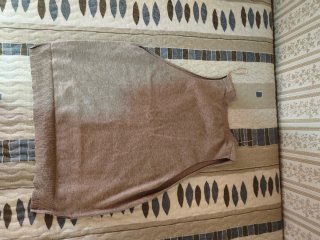Chaleco Stradivarius beige