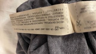 Camiseta lino gris Massimo Dutti