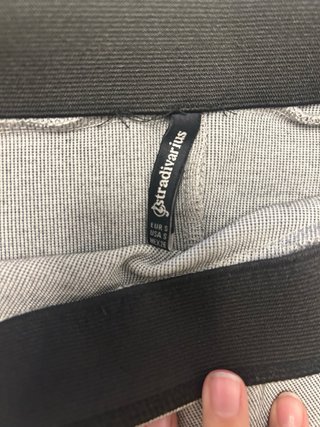 Falda elástica negra talla s