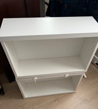 Mueble blanco estantería