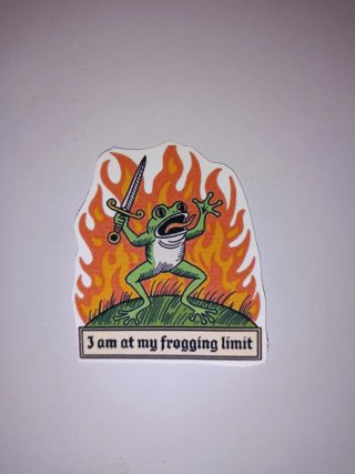 Pack 12 Stickers Colección Froggin Limit