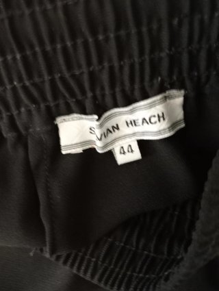 Pantaloni jogger neri Silvian Heach con coulisse