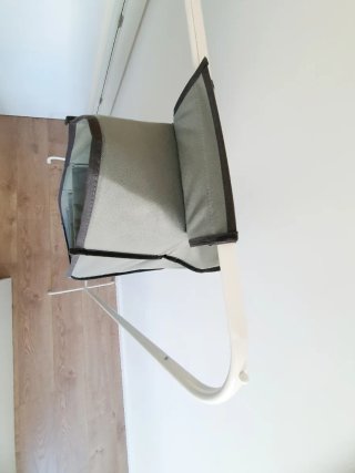 Burro ropa MULIG + organizador tela