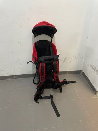 Mochila Portabebés Senderismo Roja