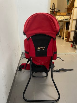 Mochila Portabebés Senderismo Roja