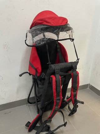 Mochila Portabebés Senderismo Roja
