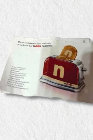 Tostapane vintage limited edition Evviva Nutella