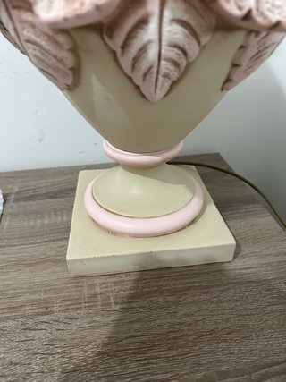 Lampada da tavolo decorativa foglia