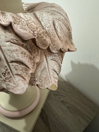Lampada da tavolo decorativa foglia