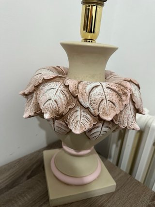 Lampada da tavolo decorativa foglia