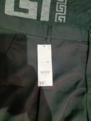 Pantalón de caballero negro talla 54