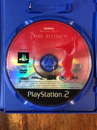 Baldur's Gate Dark Alliance ps2
