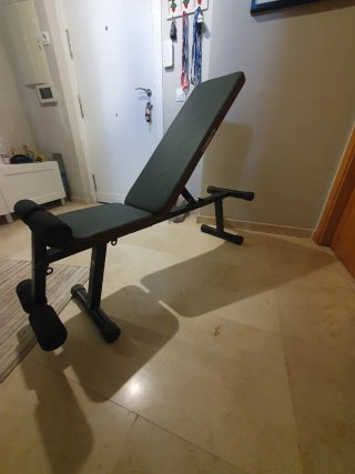Banco de ejercicios plegable