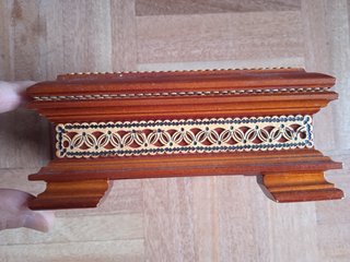 Cajita de madera decorada