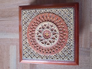 Cajita de madera decorada