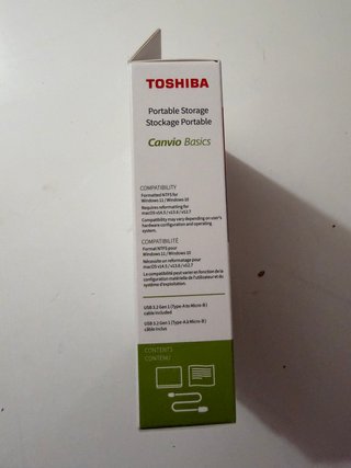 2 Disco Duro Externo Toshiba Canvio Basics 2TB