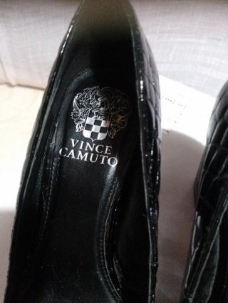 Zapatos Vince Camuto Piel Negro Talla 37.5
