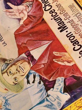 Cartel Original Película Gigi (1971) Vintage