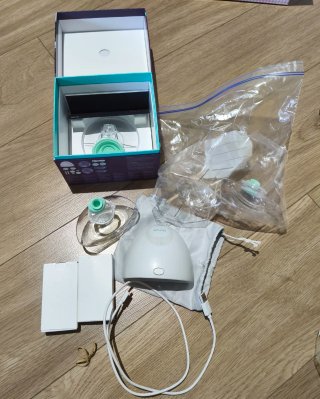 Kit de sacaleches eléctrico, manual y accesorios
