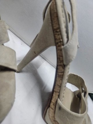 Sandali Vintage Made in Italy - Beige e Zeppa