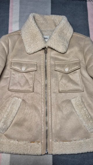 Cazadora Aviador Pimkie con Pelo Beige