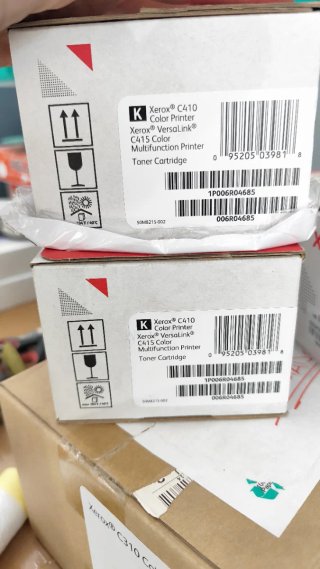 Cartuchos Toner Xerox C410/C415 Negro y Amarillo