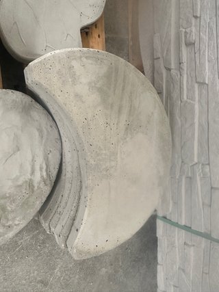 Pasos japoneses de piedra gris