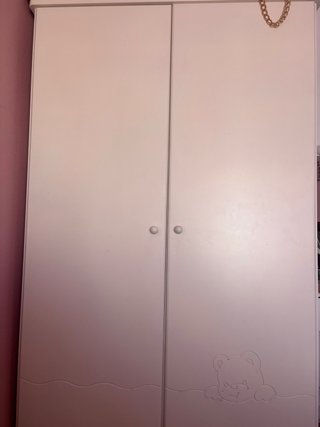 Armario infantil oso blanco