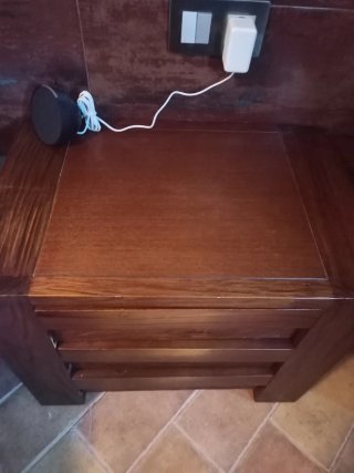 Peinadora y Mesitas de Noche Madera