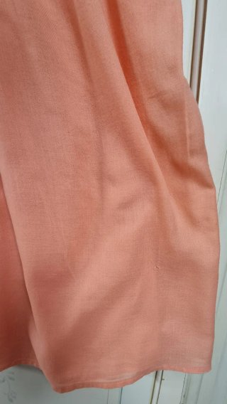 Abito Zara senza spalline color salmone