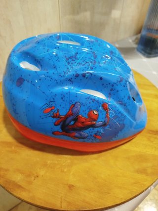 Casco Spiderman para niño, bicicleta, patinete