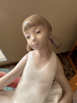 Figura Nao de Lladro Bailarina Porcelana