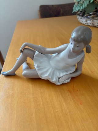 Figura Nao de Lladro Bailarina Porcelana