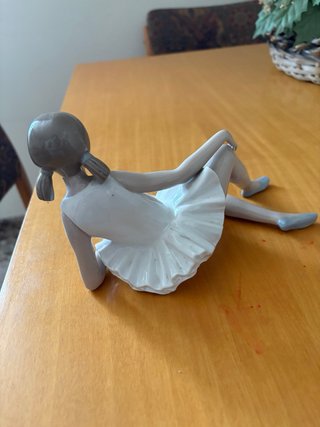 Figura Nao de Lladro Bailarina Porcelana