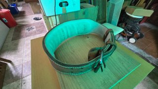 Cinturón Lumbar RD Sports Cuero Vintage Trabajo