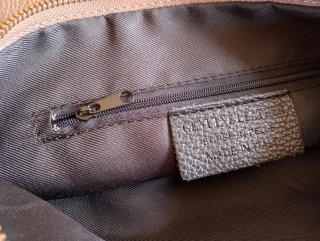 Bolso Piel tostado. Made in Italy