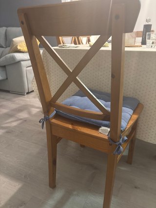 6 Sillas INGOLF Ikea Madera Maciza