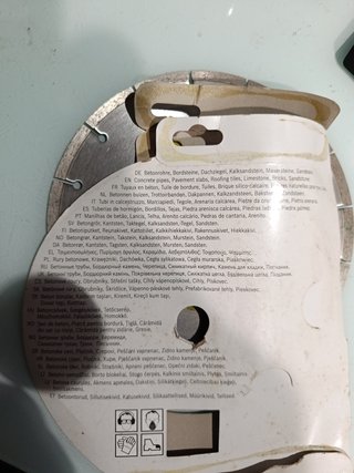 Disco de corte Bosch Ø 230 mm Sin estrenar