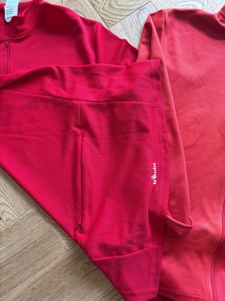 Pack Maillot y Chaqueta Ciclismo Btwin Rojo