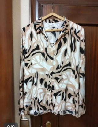 Blusa de manga larga, talla L/XL