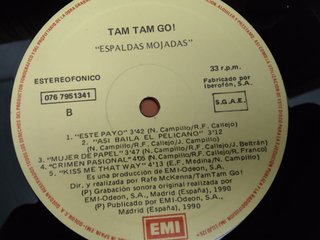 Vinilo Tango Tam Go! - Espadas Mojadas
