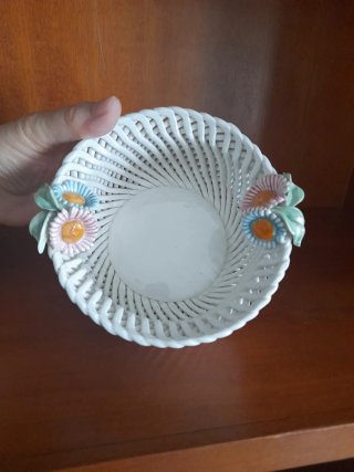 Cestino ceramica Bassano fiori