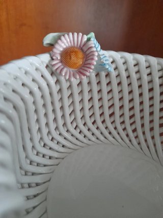 Cestino ceramica Bassano fiori