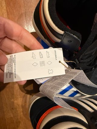 Zapatilla botín Adidas Negra Naranja