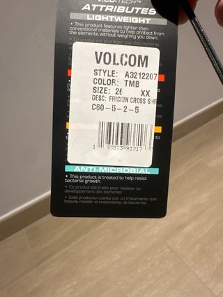 Pantalones Volcom color verde oliva