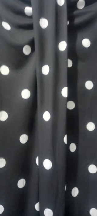 Falda lunares negra talla única
