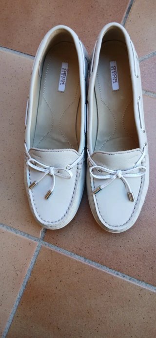 Mocasines Geox Beige Talla 38.5