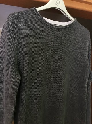 Maglione uomo Jean Pascale cotone grigio tg. S