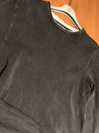 Maglione uomo Jean Pascale cotone grigio tg. S
